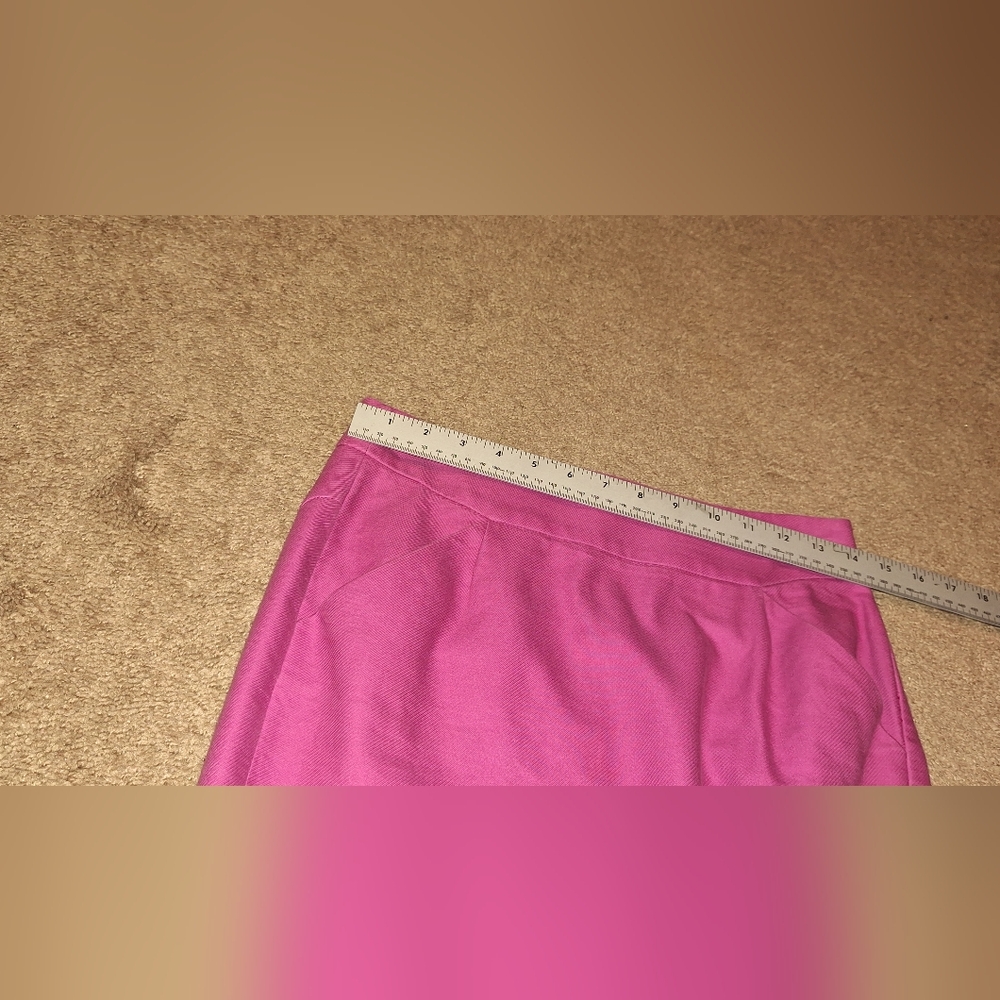 J. Crew Vibrant Pink Pencil Skirt/ Size 0 - Picture 8 of 9